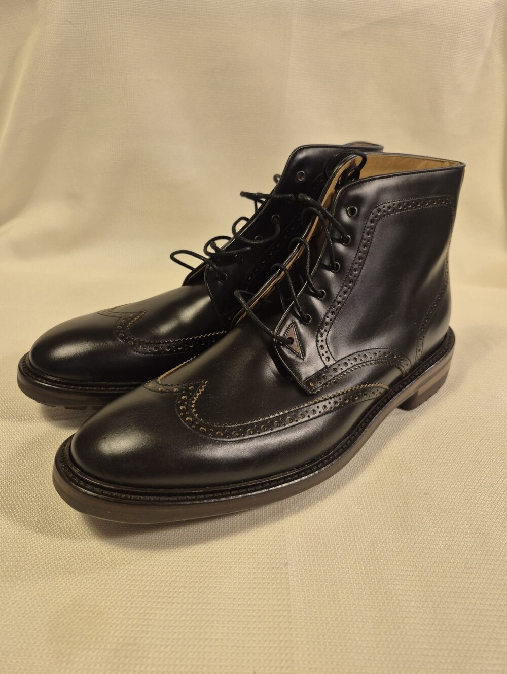 Paul Smith Leather Wingtip Brogue Derby Men's Boots